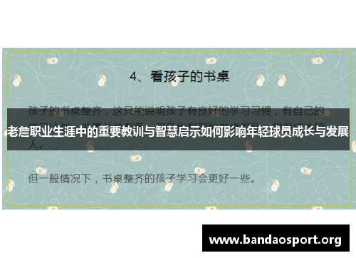 老詹职业生涯中的重要教训与智慧启示如何影响年轻球员成长与发展